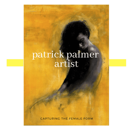 Silhouette of a woman in yellow.